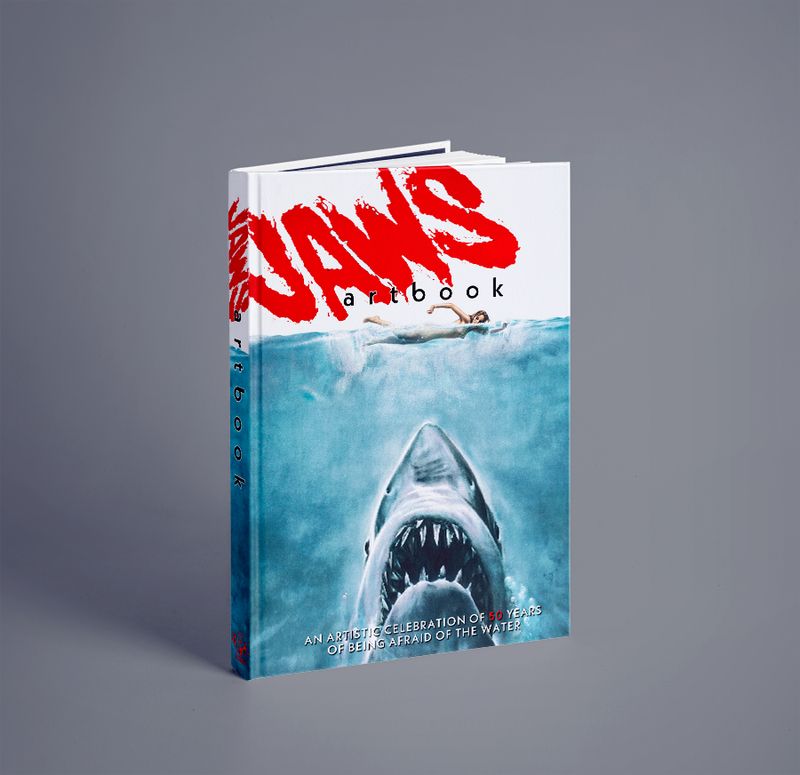 Jaws - 1975 - Alternative Poster - Printed In Blood