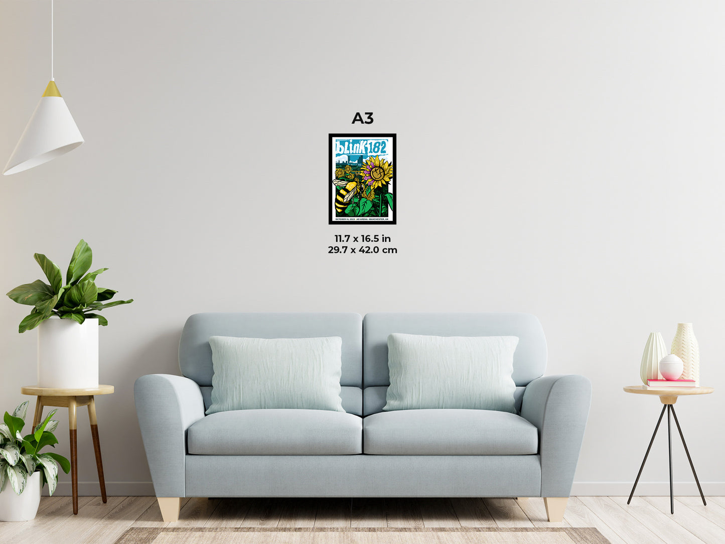 Blink 182 Limited Edition A3 Manchester Tour Poster