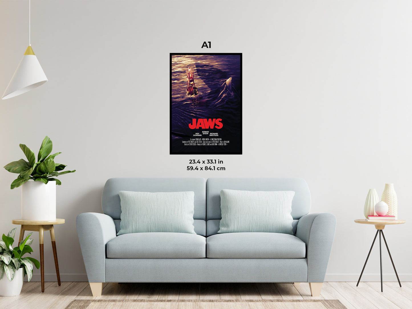 Jaws - 1975 - Alternative Poster - Printed In Blood