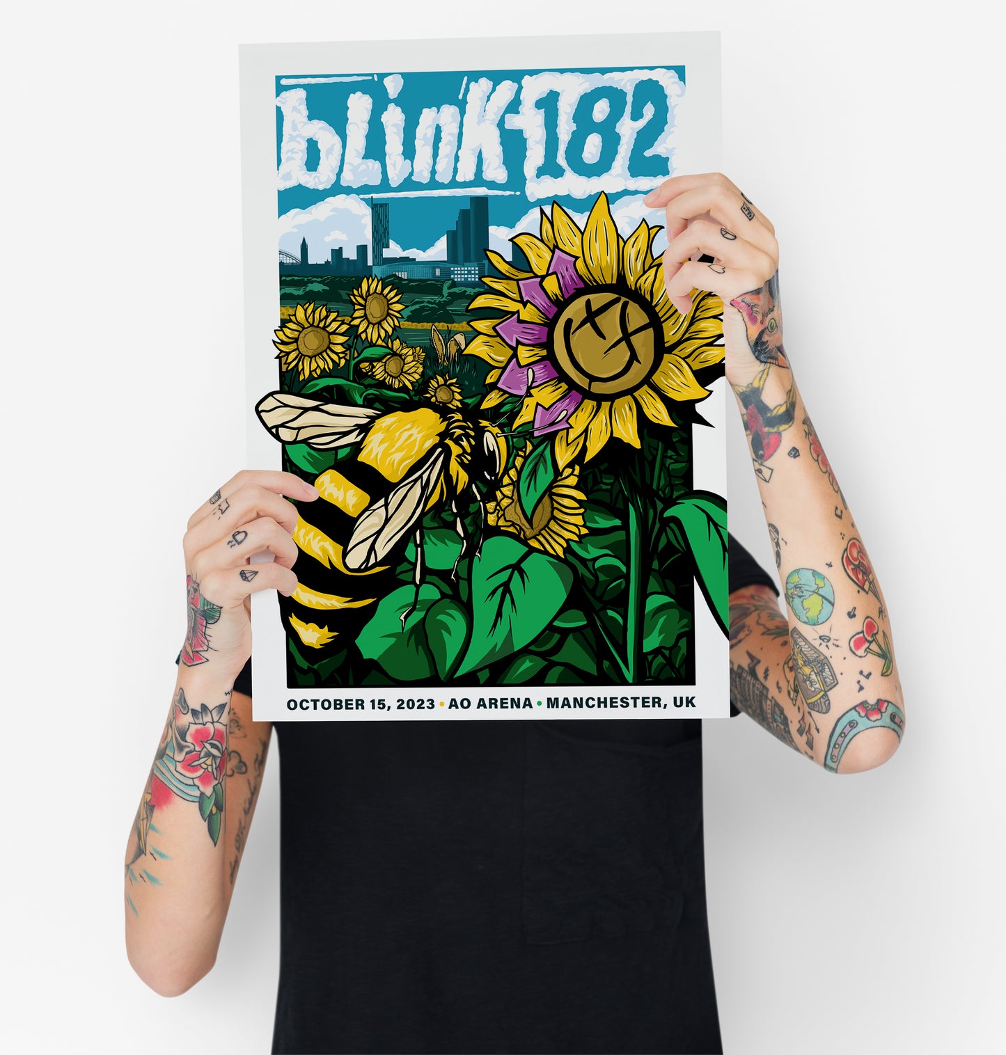 Blink 182 Limited Edition A3 Manchester Tour Poster