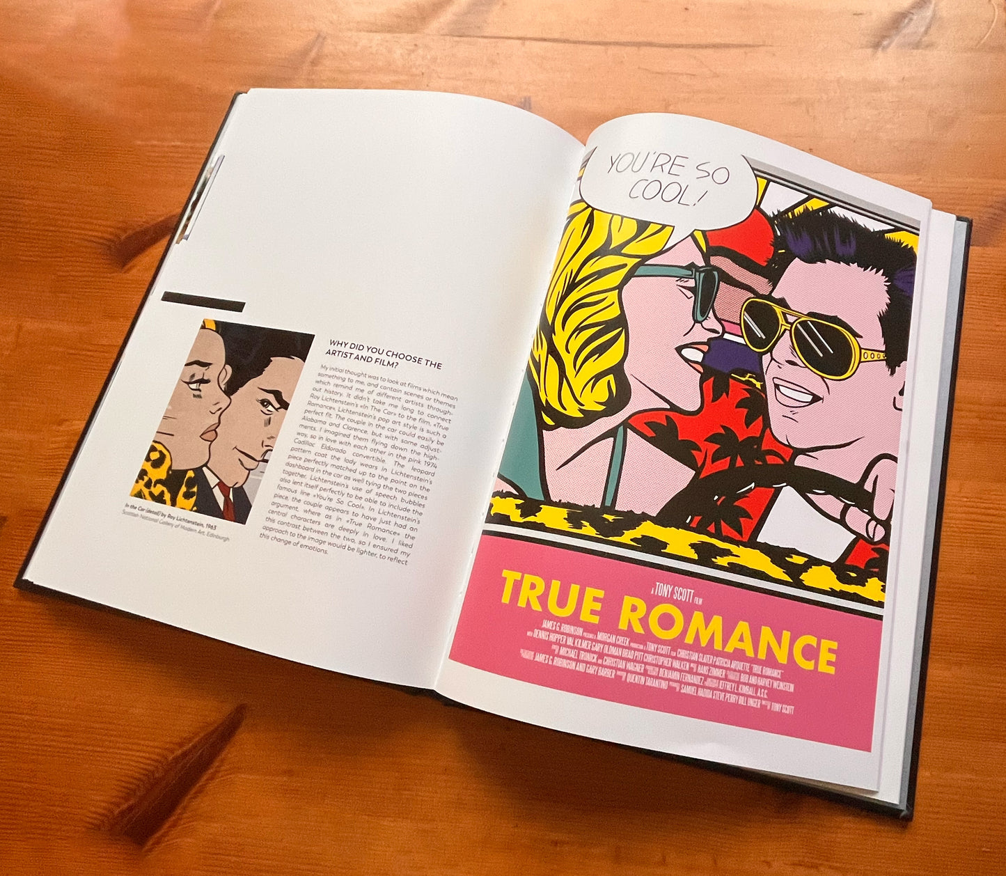 'You're So cool" True Romance / Roy Lichtenstein 18 x 24in Poster - Spoke Art