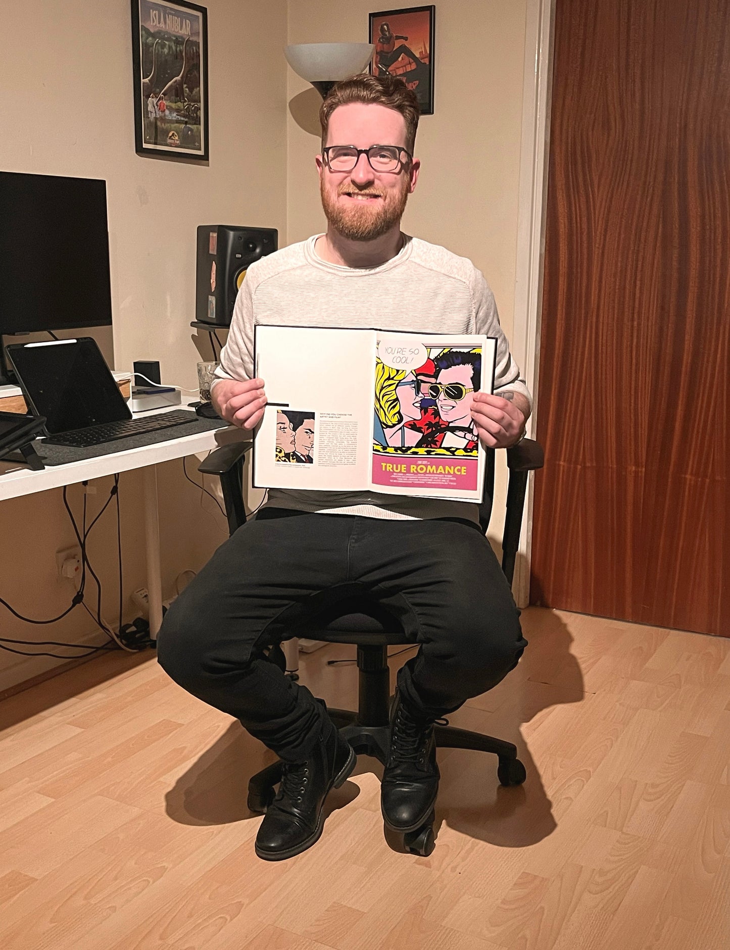 'You're So cool" True Romance / Roy Lichtenstein 18 x 24in Poster - Spoke Art